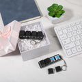 Pcs Keyboard Fidget Toys Fidget Clicker, Keyboard Four-Button Clicker Keychain