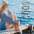Beach Bracelet Set for Men and Women, Surfer Men Bracelet, Braided Boho Summer B