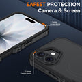 For Iphone 17 Case, Magsafe, 3-Layer Heavy Duty Full-Body Cover, Military-Grade
