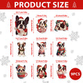 Ciazoxa Christmas Golden Doodle Tree Topper 9Pcs Ornament Xmas Decor by Deal US
