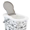 Pounce + Fetch 3 Gallon Pet Dry Food Container with Scooper White by Deal US