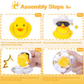 MuMyer Yellow Duck Dashboard Decoration Rubber Car Ornament Small N21 by Deal US
