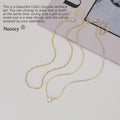 Layered Gold Necklaces for Women, Dainty Layered Necklace 14k Gold Plated/Silver
