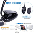 Stand Light, 1/2/4/10 Pack Clip on LED Book Lights, USB and AAA Battery Operated