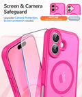 Iphone 16 Case [ Magsafe] Translucent Matte Cases With [Screen Protector] Milita
