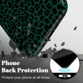 Cute Vintage Leopard Print Soft TPU Silicone Case for iPhone 17 Pro Black by Merch Section