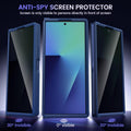 Magnetic Case for Samsung Galaxy Z Fold 7 with Built-in Screen Protector Blue by Merch Section