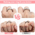 Ring Size Adjuster 100-Pack – Invisible Clear Silicone Spacers for Oura Ring Gen 4/3, Samsung Galaxy Ring & Smart Rings