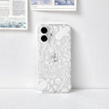 Cute Whale Sea Ocean Pattern Clear Case for iPhone 17 White Turtle by Merch Section