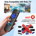 2) Replaced Remote Control Only For Roku Tv Tcl Roku/For Hisense Roku/For Insign