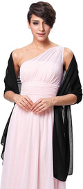 Kate Kasin Soft Chiffon Pashmina Scarf Shawls and Wraps for Formal Evening Party by Vanessa Jane