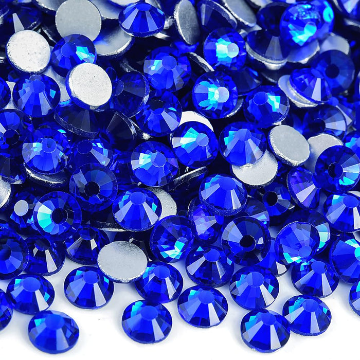 Blinginbox Glass Rhinestones SS30 6.4-6.6mm 288pcs Sapphire by Deal US