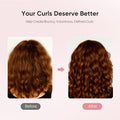 AM 8:00 Curly Hairbrush Curl Defining Voluming Styling Tool Pink by Deal US