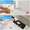 AIZOE Silicone Sink Splash Guard Faucet Mat 23.6in Black Kitchen Bathroom by Deal US