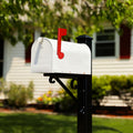 Flag Replacement Kit, Adhesive Red Mailbox Flag Mail Box Flags Replacement for W