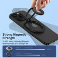 Magnetic Phone Ring Holder — Dual-Sided Finger Grip Kickstand for iPhone 17/16/1