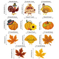 Blulu Thanksgiving Hanging Swirls Decorations Turkey Pumpkin Maple 30 Count by Deal US