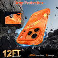 Iphone 17 Pro Max Case,Heavy Duty Full Body Shockproof Protection 3 In 1 Hybrid