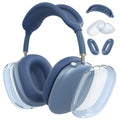 In 1 Case Cover For Airpods Max, Clear Tpu Ear Cup Protectors & Silicone Earpad