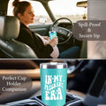 CUPLOOV Pregnant Blue Tumbler 20oz Insulated Cup with Lid & Straw by Deal US
