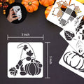 Vloso 16 Pcs Fall Stencils 5x5 Inch Reusable Thanksgiving DIY Crafts by Deal US