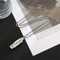 Skateboard Necklace for Men Women Trendy Personalized 3D Stainless Steel Charm P