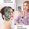 Camo Leopard Phone Case for Motorola Moto G Play 2024 6.5",Cool Retro Army Green