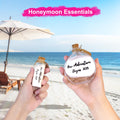 muchly 2 Pcs Honeymoon Sand Keepsake Jar Our Adventure Begins 2025 Heart by Deal US