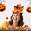 HyperFun Halloween Witch Hat Headband Orange Cartoon Womens Accessory by Deal US