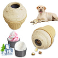 hwnguJ Durable Freezable Ice Cream Dog Toy for Aggressive Chewers by Deal US