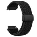 MVSSAT Braided Magnetic Buckle Watch Band 22mm Rainbow by Deal US