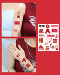 Onogola Party Glitter Temporary Tattoos Lucky Number 13 Stickers ST02 by Deal US