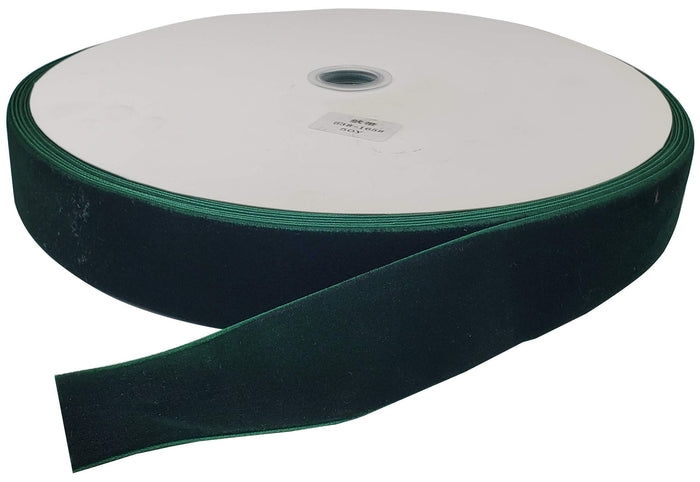 Tianying Velvet Ribbon Spool 10 Yards 1.5 Inch Dark Green Nylon by Deal US