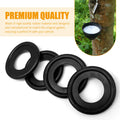 leechio 25 PCS Automotive Oil Drain Plug Gasket M14 Rubber Seal Black by Deal US