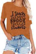 CQF Halloween Teacher Shirt Women Funny Fall Teacher Tee Size XL by Deal US
