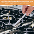 Yolev 5Pcs Stainless Steel Wire Brushes Heavy-Duty Curved Handle Cleaning by Deal US