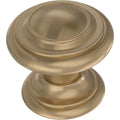 Franklin Brass Matte Black Cabinet Knobs 1-1/8" Round 10-Pack Simple Double Ring by Deal US
