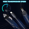 NURUBRM Starlink Mini 3-in-1 DC Power Cable 3M 10FT Waterproof Grey 12V by Deal US