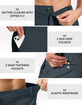 SERAMY Men's Golf Joggers Slim Fit Stretch Sweatpants Black Size L by Deal US