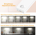 Auxoda Under Cabinet Lighting USB Rechargeable Motion Sensor White 1-Pack by Deal US