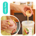 Kendyy 2 Pack Leak Proof Overnight Oats Container with Spoon Green by Deal US