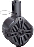 Power Acoustik MWT‐65T Marine-Grade 6.5" 500-Watt Wake Tower Enclosure & Speaker System (Titanium) by Silarius