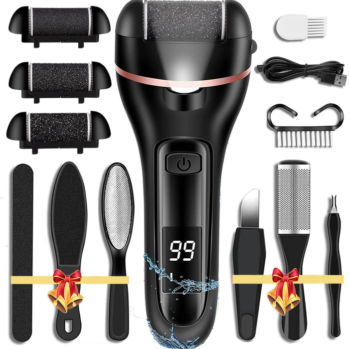 Feet Electric Foot File, 13-in-1 Professional Pedicure Tools Foot Ca