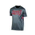 Knights Apparel NHL New Jersey Devils Mens Twisted Tee, Small, Gray by Vanessa Jane