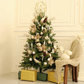 5th LILY Christmas Ball Ornaments Set Shatterproof 24 PCS Champagne Plastic by Deal US
