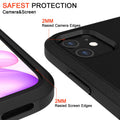 VOEAIN iPhone 11 Case 6.1" Hard PC+TPU Shockproof Black by Deal US