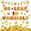 EggSun 112pcs Thanksgiving Fall Bulletin Board Decorations Maple Leaf 14x8in by Deal US