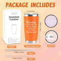 CUPLOOV 20 Oz Rose Gold Stainless Steel Love Rose Tumbler Birthday Gift by Deal US