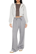 Forever 21 Ribbed Knit High-Rise Pants Dark Grey Size M by Deal US