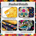 Sendy Day of The Dead Sugar Skull Backdrop 7x5ft Vibrant Colors Vinyl by Deal US